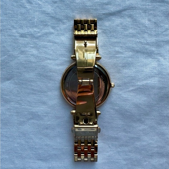 Michael Kors Darci Round Gold-Tone Watch - Picture 9 of 10